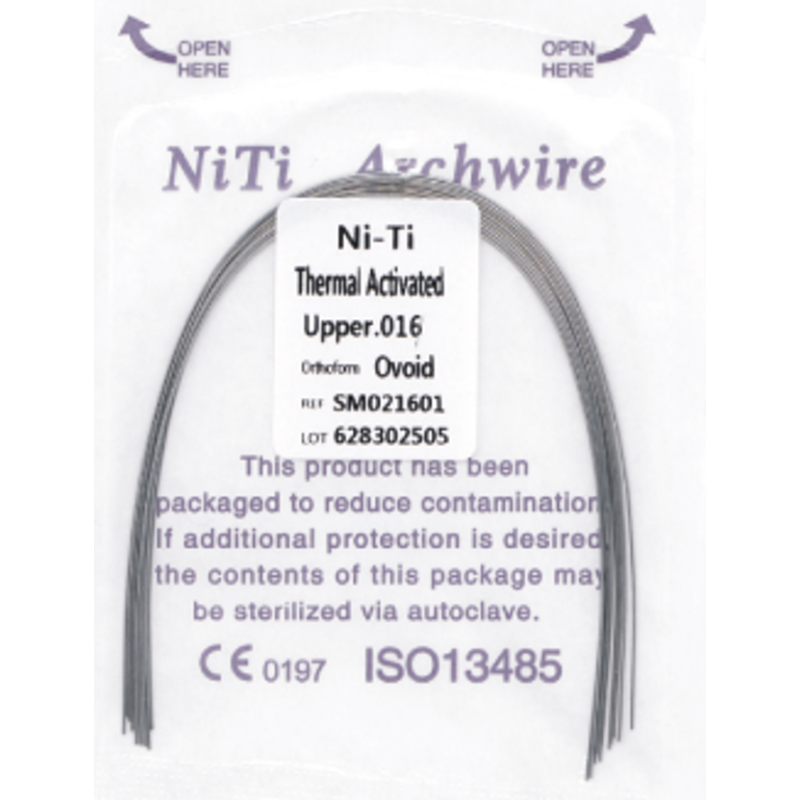 Arco REDONDO NITI TERMO ACTIVO 0.14 INFERIOR (10 unid)